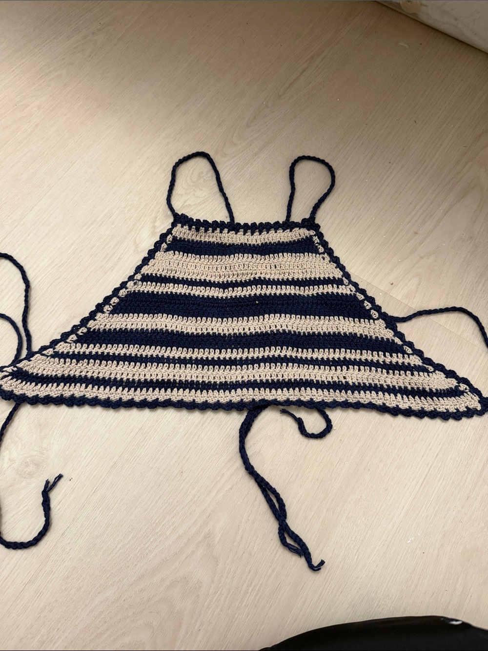Handmade crochet halter top